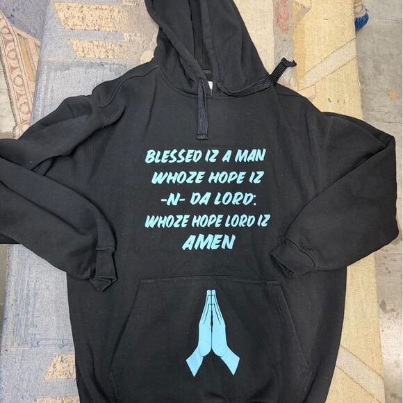 Source Unknown Other - Unbranded Men's Black Hoodie